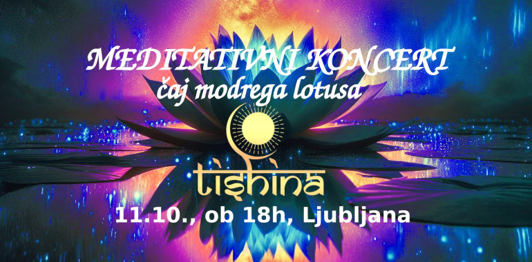 Meditativni koncert z modrim lotusom