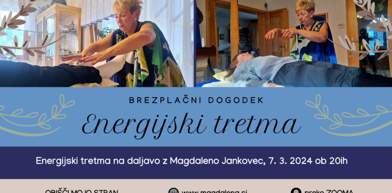 Energijski Tretma Na Daljavo Z Magdaleno - Brezplačni Dogodek | Svetloba.si