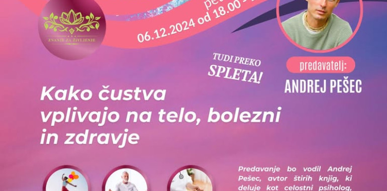 Kako čustva vplivajo na naše telo, bolezni in zdravje