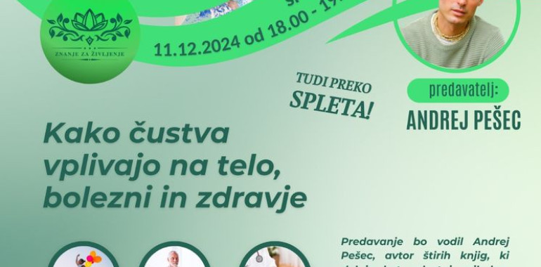 Kako čustva vplivajo na naše telo, bolezni in zdravje