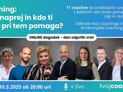 Coaching: Kako naprej in kdo ti lahko pri tem pomaga?