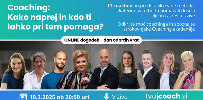 Coaching: Kako naprej in kdo ti lahko pri tem pomaga?