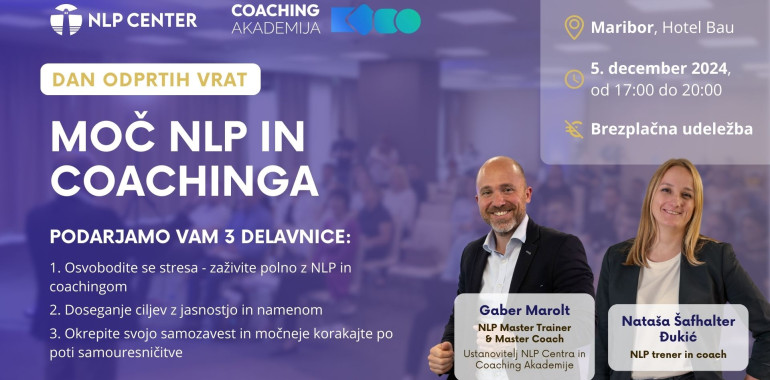 Brezplačen dogodek: Moč NLP in coachinga