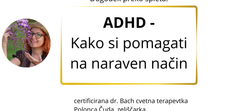 ADHD – kako si pomagati na naraven način