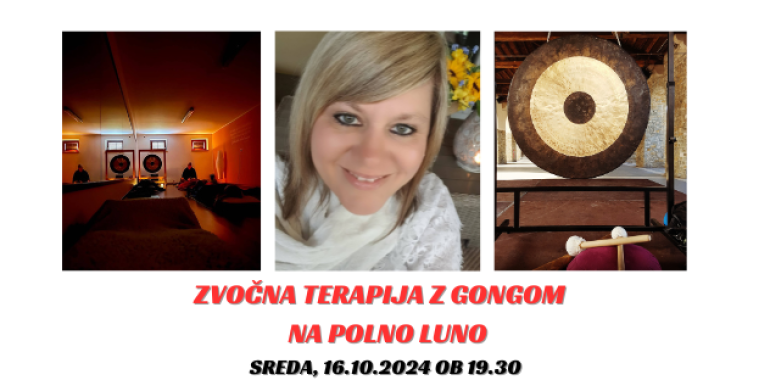 Zvočna kopel z gongom na polno Luno