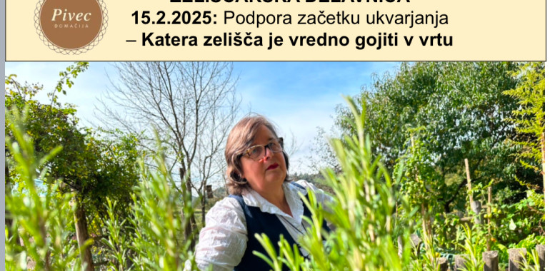 Zeliščarska delavnica: Kako nam lahko zelišča dajo največ?