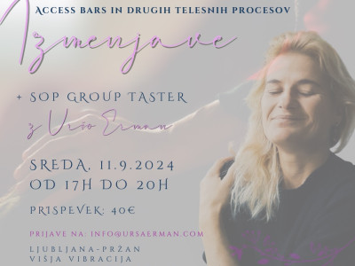 Izmenjave Access Consciousness + SOP Group taster