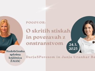 O skritih stiskah in povezavah z onstranstvom - ŽALEC