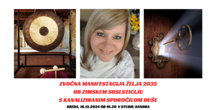 Zvočna manifestacija  s sporočilom duše ob zimskem solsticiju 