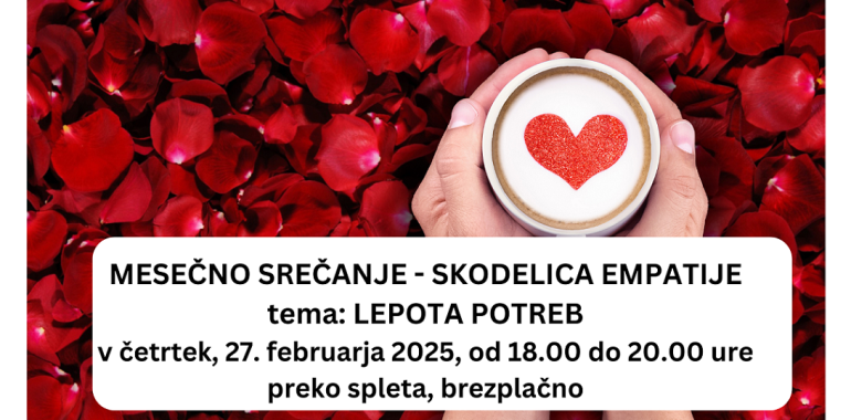 Skodelica empatije - lepota potreb