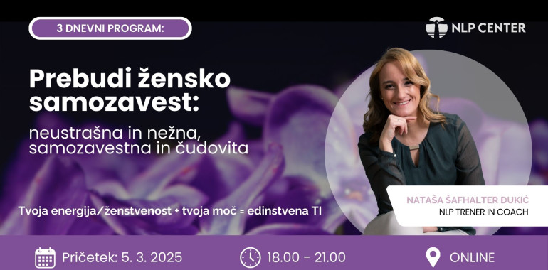 3-dnevni program za ženske: Prebudi žensko samozavest