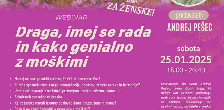 Samo za ženske - draga, imej se rada in kako genialno z moškimi 